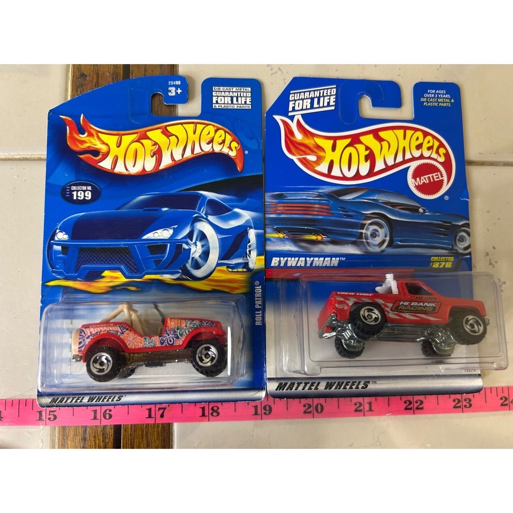 Hot Wheels Roll Patrol Bywayman Diecast Car‎ Set 199 Collector 876 Red